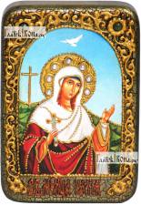 Иулия (Юлия) Карфагенская, икона подарочная в футляре, 10х15 см