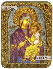 Скоропослушница (в старинном стиле), икона подарочная на дубовой доске, 15х20 см