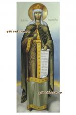 Людмила Чешская, мерная икона, масло Людмила Чешская, мерая икона маслом
