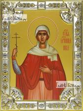 Ника (Виктория) Коринфская, икона в посеребренной ризе, 18х24 см.