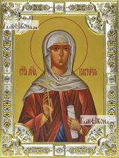 Виктория (Ника) Коринфская, икона в посеребренной ризе, 18х24 см.
