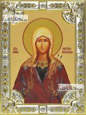 Виктория Кордубская, икона в посеребренной ризе, 18х24 см.
