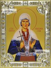 Злата великомученица, икона в посеребренной ризе, 18х24 см.
