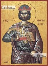 Анастасий Персиянин, икона на дереве печатная