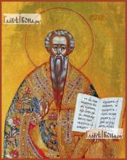 Лев Катанский, печатная на дереве икона