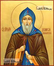 Дионисий Валаамский, рукописная икона артикул 6135