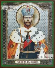 Николай царь, икона литография
