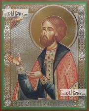 Олег Рязанский, икона литография