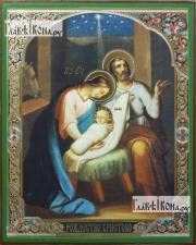 Рождество Христово в живописном стиле, икона литография