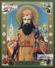 Тихон Задонский, икона литография