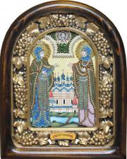 Петр и Феврония икона (светлая)