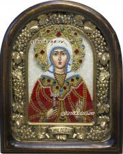 Лидия мученица, дивеевская икона из бисера Святая Лидия, мученица