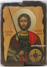 Александр Невский - икона под старину