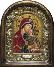 Праведная Анна, икона бисером