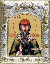 Святой Вадим, икона в ризе, артикул 41926