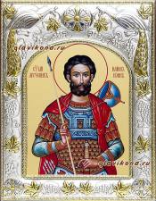 Иоанн Воин, икона в окладе, с киотом Иоанн Воин, икона в ризе, артикул 41543