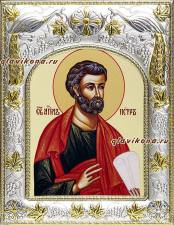 Апостол Петр, икона в ризе, артикул 41460