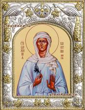Валентина Минская, икона в ризе артикул 41824