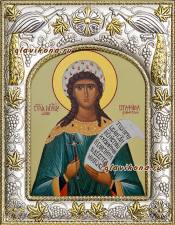 Серафима Римская, икона в окладе, с киотом Серафима Римская, икона в ризе артикул 41962
