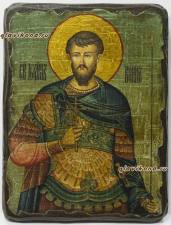 Иоанн Воин - икона под старину