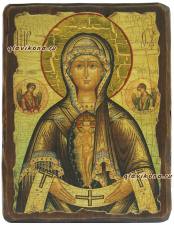 Помощница в родах, икона под старину