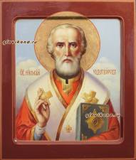 Икона Николая Чудотворца живописная, артикул 6115