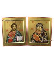 Венчальная пара на золоте с ковчегом, артикул 338