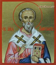 Аристарх апостол, рукописная икона Апостол Аристарх, писаная икона артикул 6124
