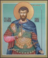 Иоанн Воин, рукописная икона, артикул 6246 Иоанн Воин, рукописная икона артикул 6246