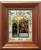 Нечаянная радость (на фоне храма), икона в ризе, артикул 41265 - вид в киоте